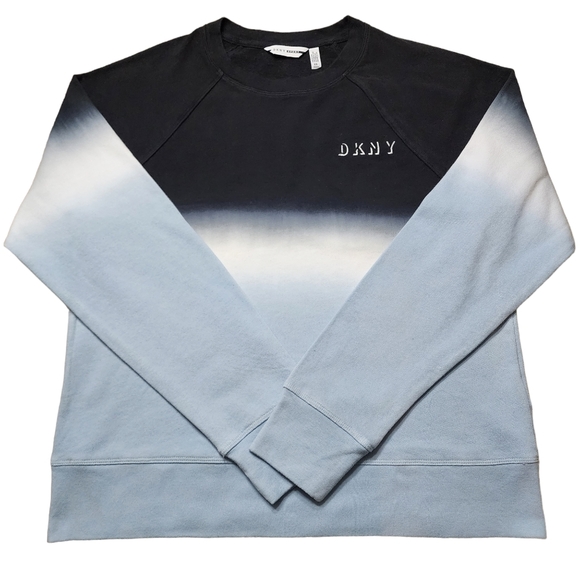 Women's DKNY Sport Logo Crew Neck Sweatshirt Sz XS - Picture 1 of 4